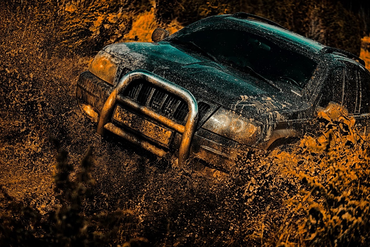 driving in the mud
